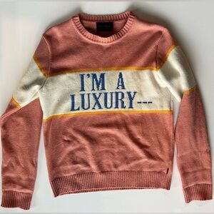I'm a luxury few. can afford sweater